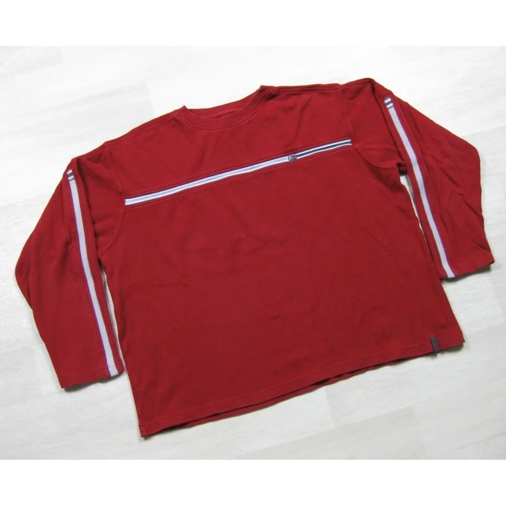 Vintage Y2K Point Zero Ribbed Sweater Men's (L) Skate Grunge Streetwear Pinkman